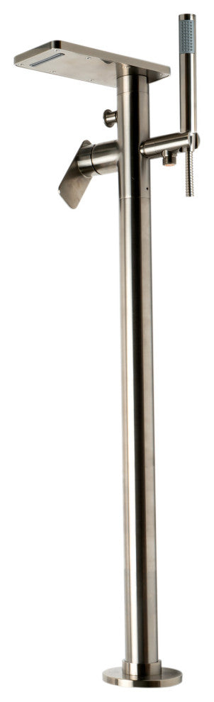 ALFI brand AB2875-BN Brushed Nickel Free Standing Bath Tub Filler