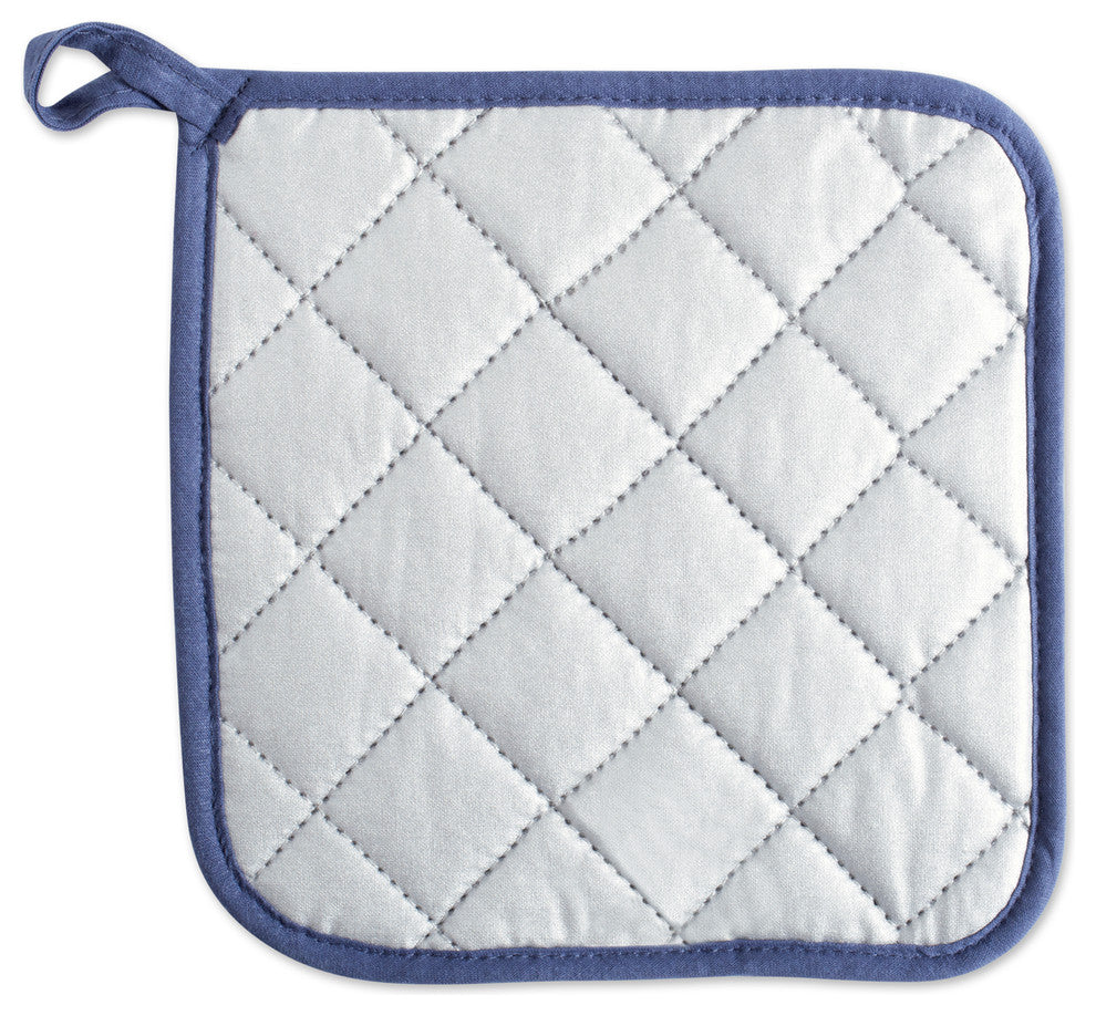 DII French Blue Terry Pot Holder, Set of 3
