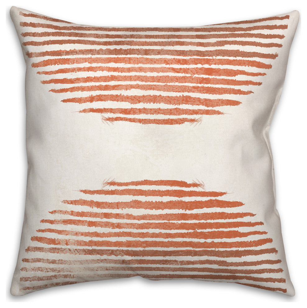 Terracotta Circle 18x18 Spun Poly Pillow