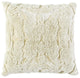 Ivory Botanical Tufted Pattern Throw Pillow