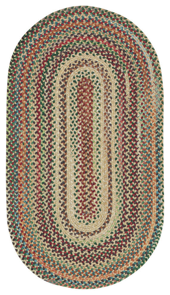 Capel Sherwood Forest Amber 0980_150 Braided Rugs - 27" X 9' Runner Runner