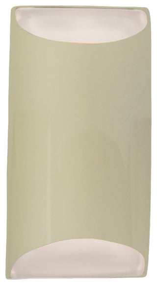 Ambiance Small Tapered Cylinder Wall Sconce, Vanilla Gloss, Standard
