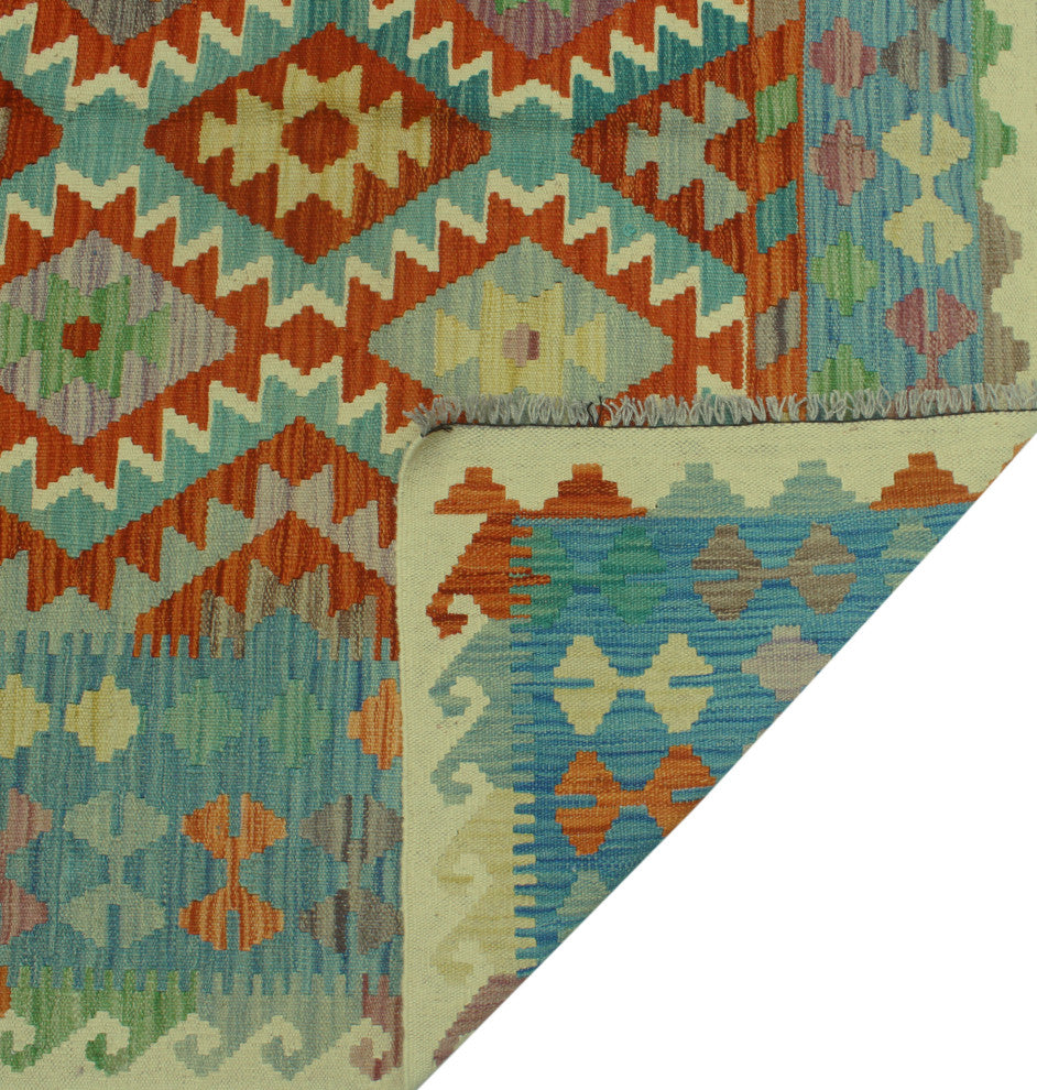 Sangat Kilim Elvin Lt. Green Rug