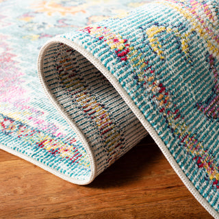 Safavieh Crystal CRS501J Rug, Teal/Orange, 2'2" X 9'