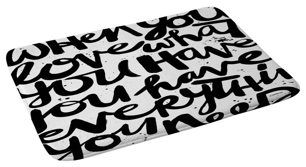 Kal Barteski If You Love Memory Foam Bath Mat