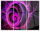 "Exotic Pink Flower" Digital Metal Wall Art, 3 Panels, 36"x28"