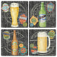 Craft Brew Stone Coasters, Set of 8
