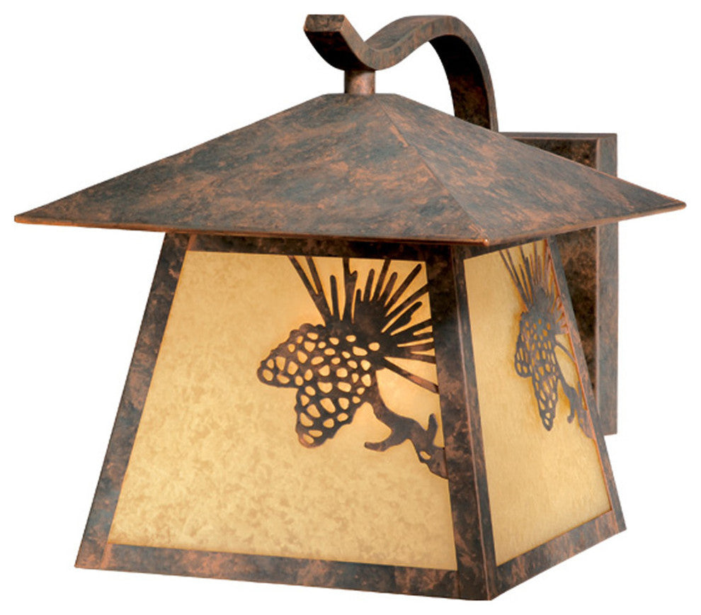 Whitebark Outdoor Wall Light, 9"