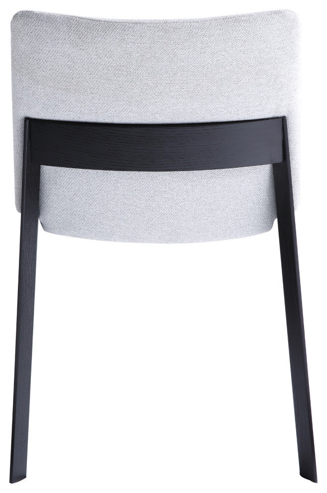 Mid - Century Modern Deco Ash Dining Chair Light Grey - M2 - Grey