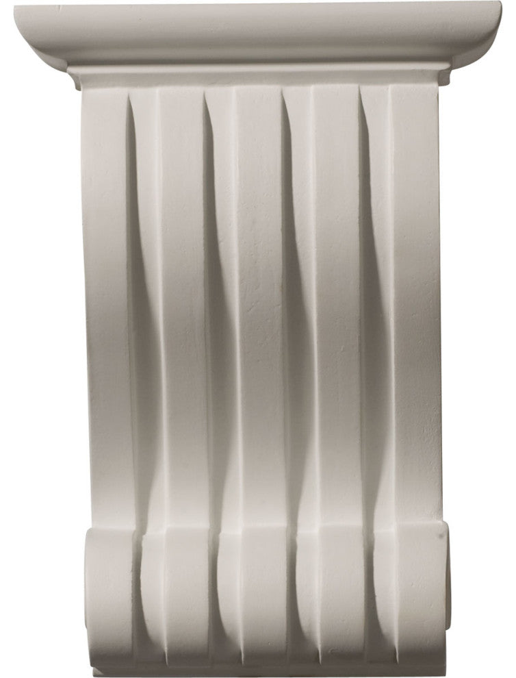 6 1/2"W x 3 3/8"D x 9"H Leandros Corbel