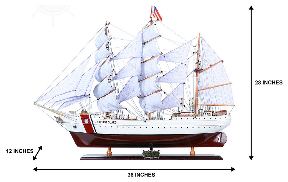 Us. Coast Guard Eagle E.E. Museum-quality Fully Assembled Wooden Model Ship
