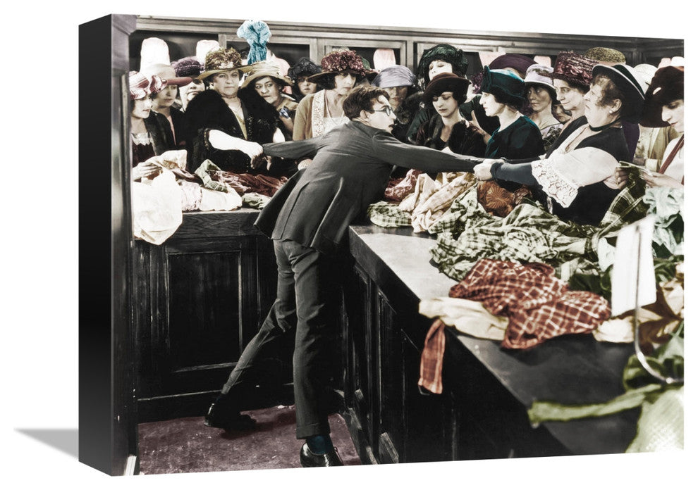 "Harold Lloyd" Stretched Canvas Giclee by Hollywood Photo Archive, 16"x12"