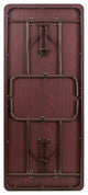 30"x72" Rectangular High Pressure Mahogany Laminate Folding Banquet Table