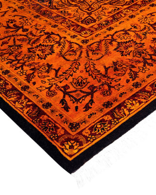 Fine Vibrance, One-of-a-Kind Hand-Knotted Area Rug Orange, 9'1"x12'2"