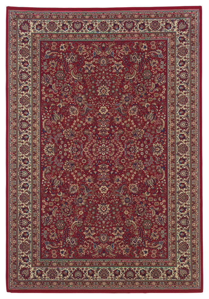 Oriental Weavers Ariana Collection Red/Ivory Oriental Indoor Area Rug 7'10"X11'