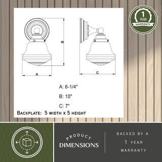 Huntley 1-Light Vanity, Oil Rubbed Bronze