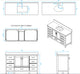 Wyndham WCS141460SWHCMUNOMED 60 Inch Single Bathroom Vanity in White