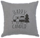 Image Pillow 16x16 Happy Camper Linen Gray