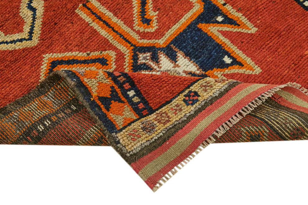Rug N Carpet - Handmade Oriental 3' 5" x 12' 1" One-of-a-Kind Runner Rug