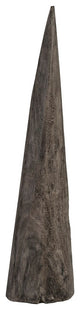 Shark Tooth Sculpture, Gray Stone, Large