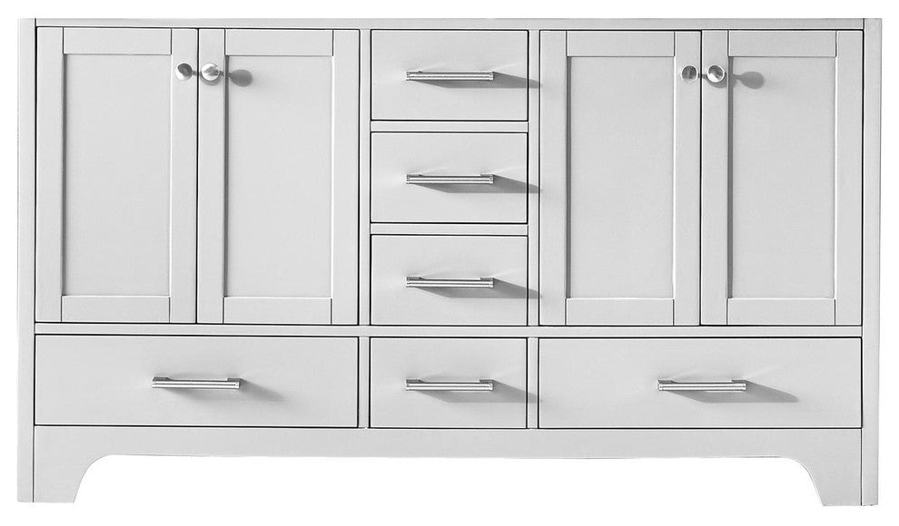 60" Double Sink Bathroom Vanity Base