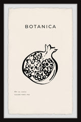 "Botanica Pomegranate" Framed Painting Print, 16x24