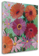"Cosmos And Gerberas I" By Kathrine Lovell, Giclee Print on Gallery Wrap Canvas