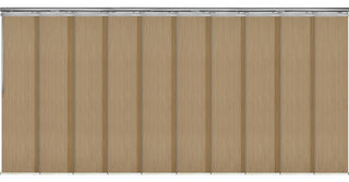 Anders 10-Panel Track Extendable Vertical Blinds 120-218"W