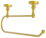Dottingham Under Cabinet Paper Towel Holder, Polished Brass