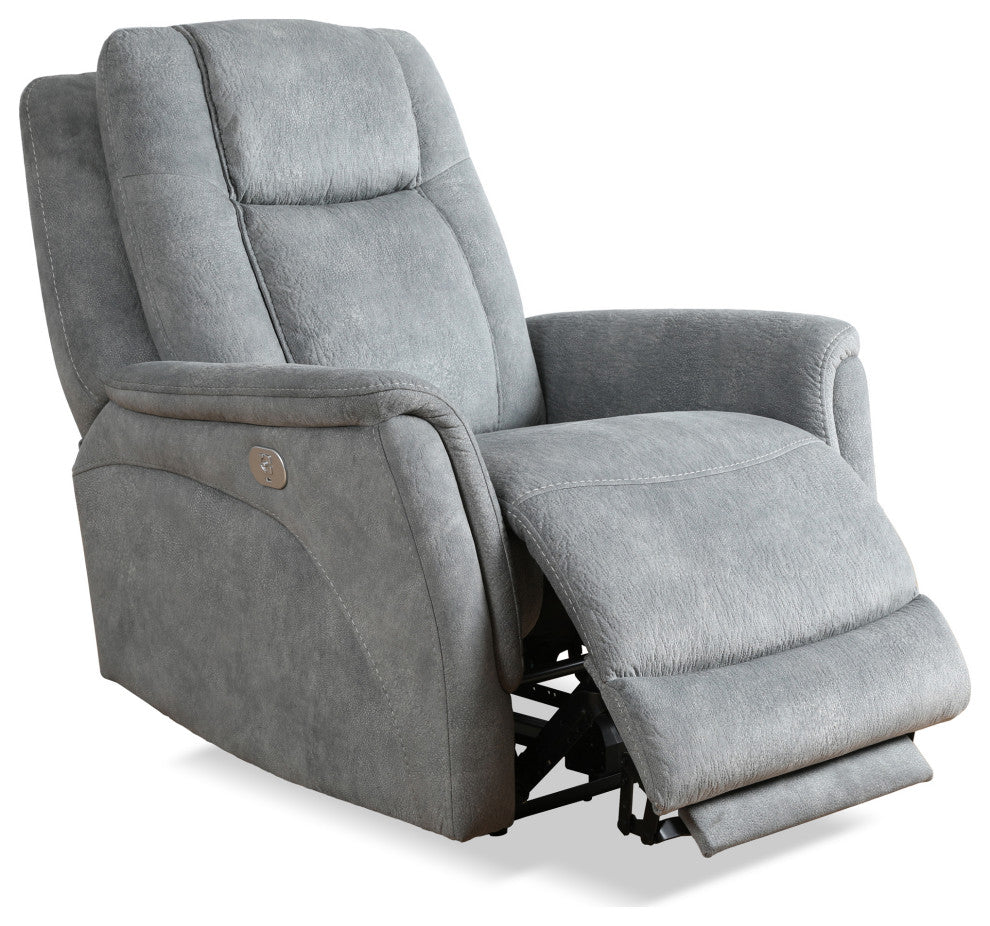 Parker Living Linus Hudson Grey Power Zero Gravity Recliner