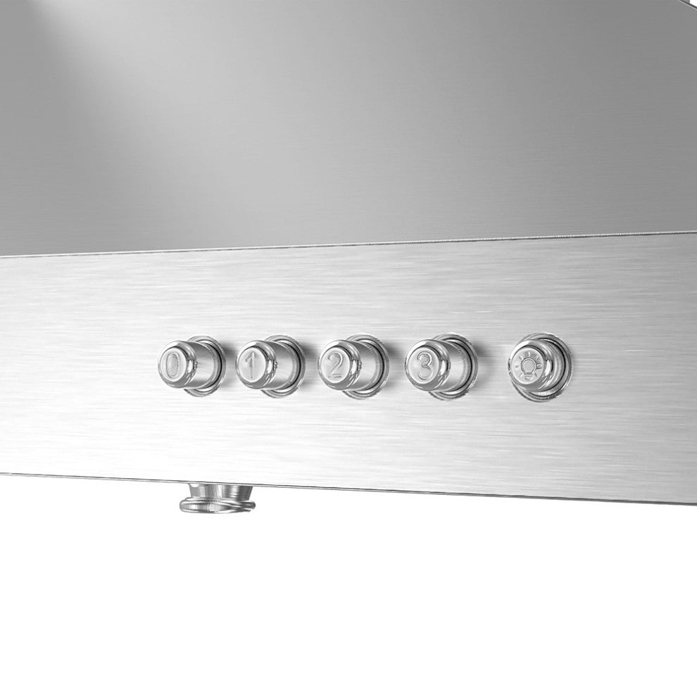 Streamline 30" Fermi Ducted Wall Mount Range Hood, Stainless Steel