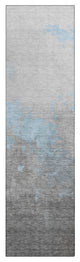 Machine Washable Indoor/Outdoor Chantille ACN1881 Blue 2'3" x 7'6" Runner Rug