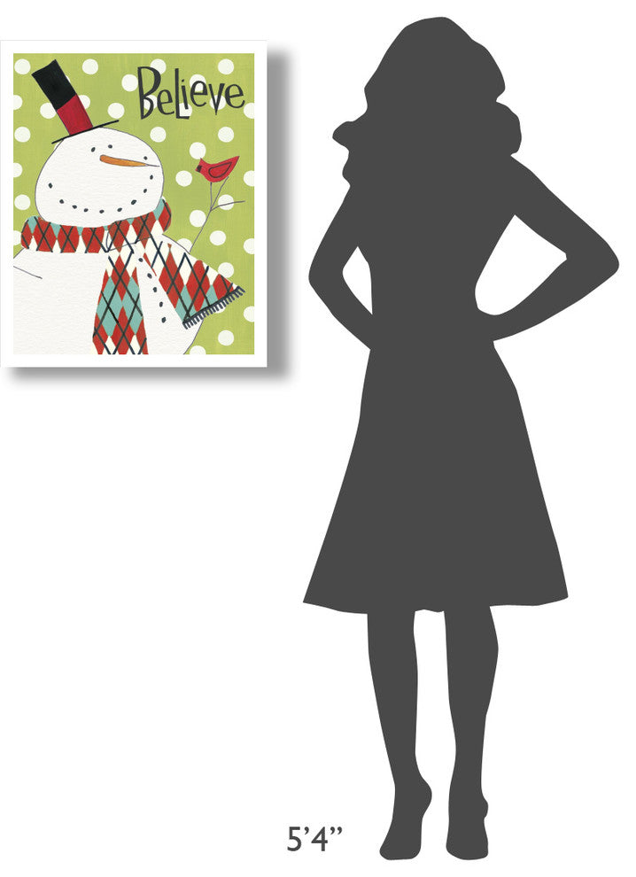 "Whimsy Winterland I" Digital Paper Print by Anne Tavoletti, 22"x26"