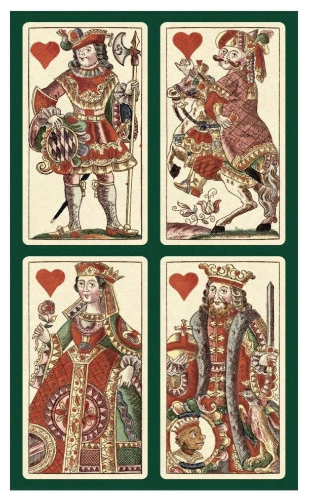 "Hearts (Bauern Hochzeit Deck)" Print by Andreas Benedictus GÃŒÂ¦bl, 24"x38"