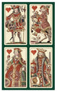 "Hearts (Bauern Hochzeit Deck)" Print by Andreas Benedictus GÃŒÂ¦bl, 24"x38"