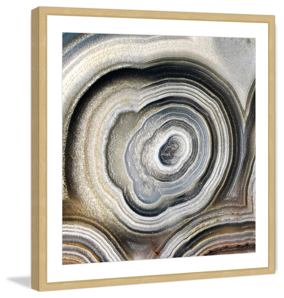 "The Eye of the Geode" Framed Art Print