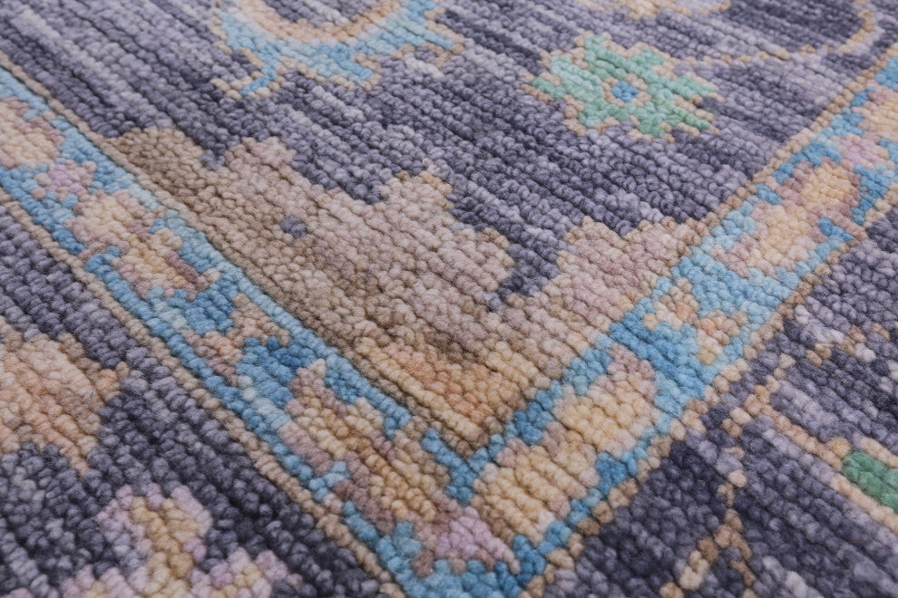 Turkish Oushak Handmade Wool Rug 5' 11" X 9' 5" - Q13327