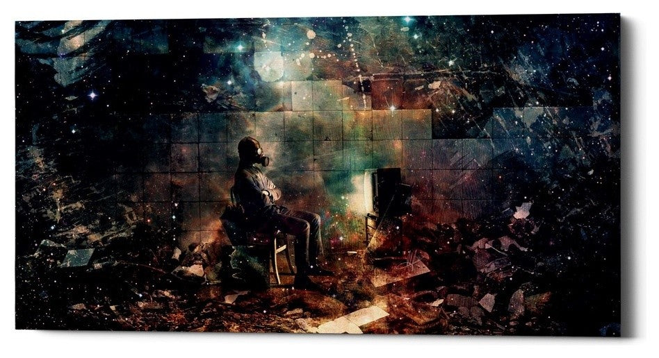 Cortesi Home "The Noble Lie" by Mario Sanchez Nevado, Giclee Canvas, 20"x40"