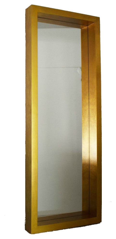 Gold Rectangular Floor Mirror