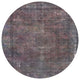 Ahgly Company Indoor Round Mid-Century Modern Area Rugs, 4' Round