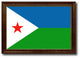 Djibouti Country Flag Canvas Print, 21"x30"
