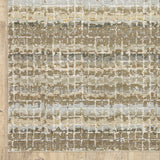 Aegina Gridwork Plaid Ivory/ Grey Area Rug 6'7" x 9'6"