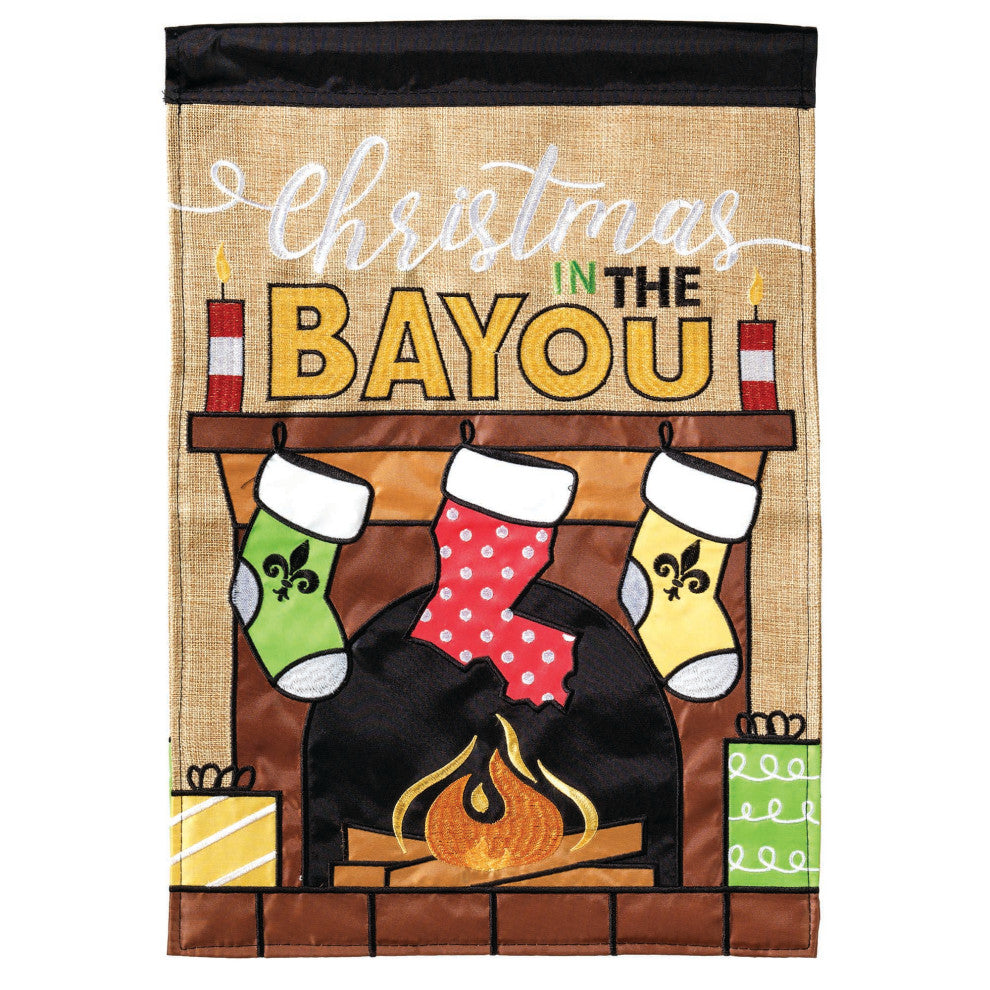 Christmas In Bayou Flag