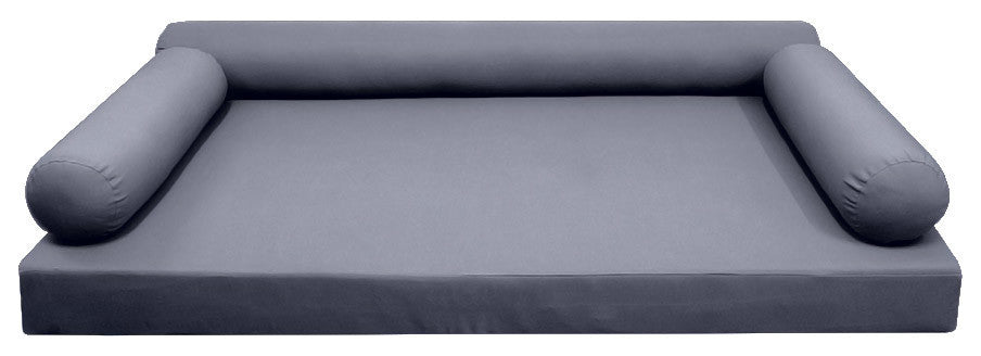 Style6 Twin-XL Knife Edge Mattress Bolster Pillow Outdoor Slip Cover ONLY AD001
