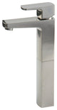 Safire Vessel Lav Faucet, High, Brushed Nickel