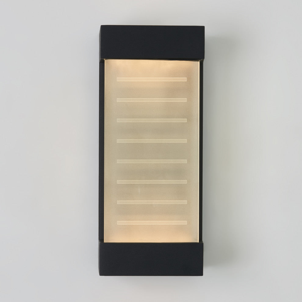 Artika Percy LED Outdoor Wall Light, Black