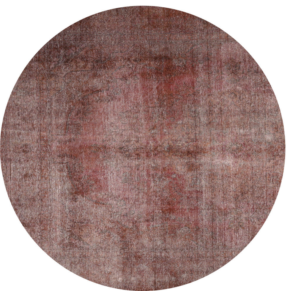 Ahgly Company Indoor Round Traditional Area Rugs, 4' Round
