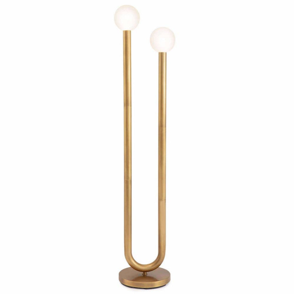 Happy Floor Lamp, Brass