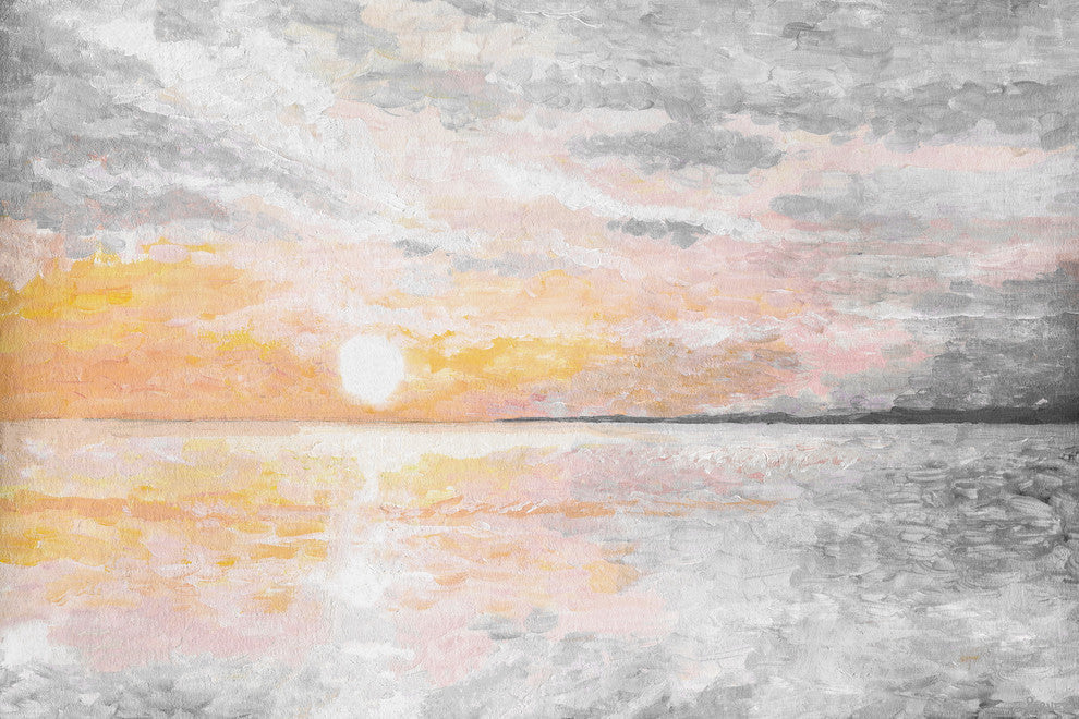 "Dusky Sunset" Painting Print on Wrapped Canvas, 30"x20"