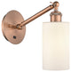 Innovations 317-1W-AC-G801-LED 1-Light Sconce, Antique Copper